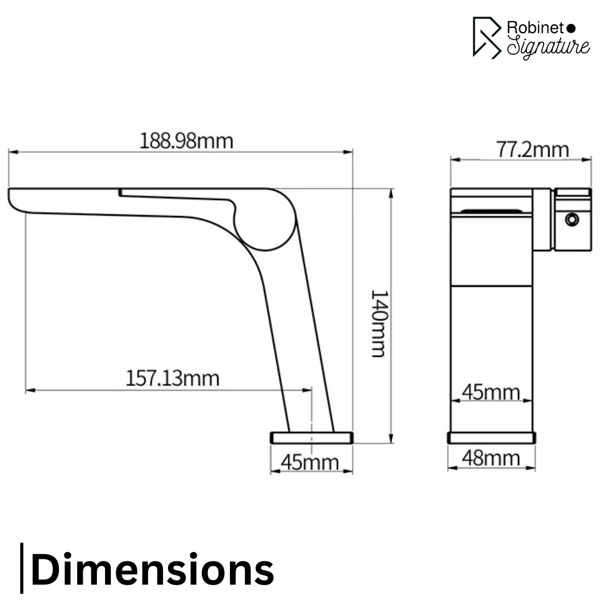 Robinet mitigeur moderne salle de bain lavabo - Doré - Laiton