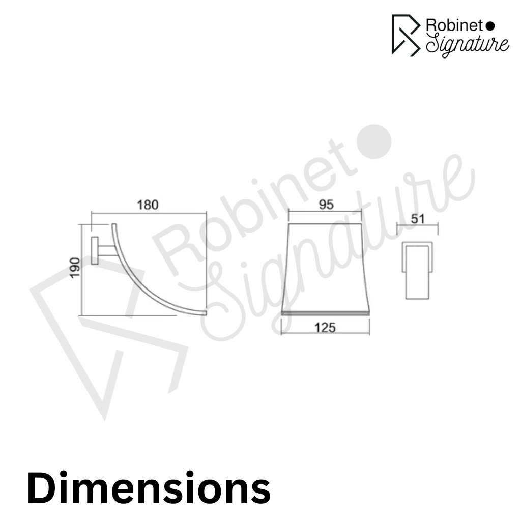 Robinet mitigeur encastrable mural bec cascade - Argenté - Laiton