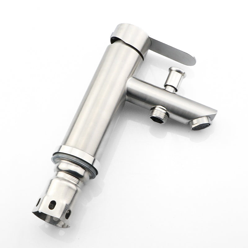 Mitigeur Robinet baignoire monotrou acier brossé DELI