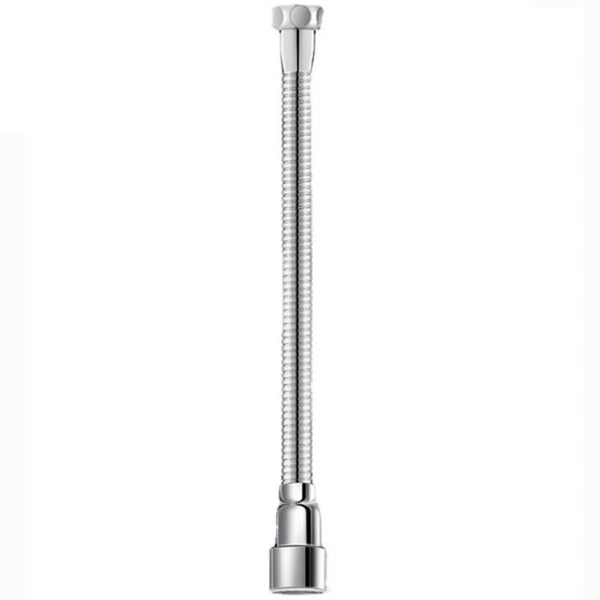 Rallonge de robinet rotatif flexible aérateur d'eau - Argenté