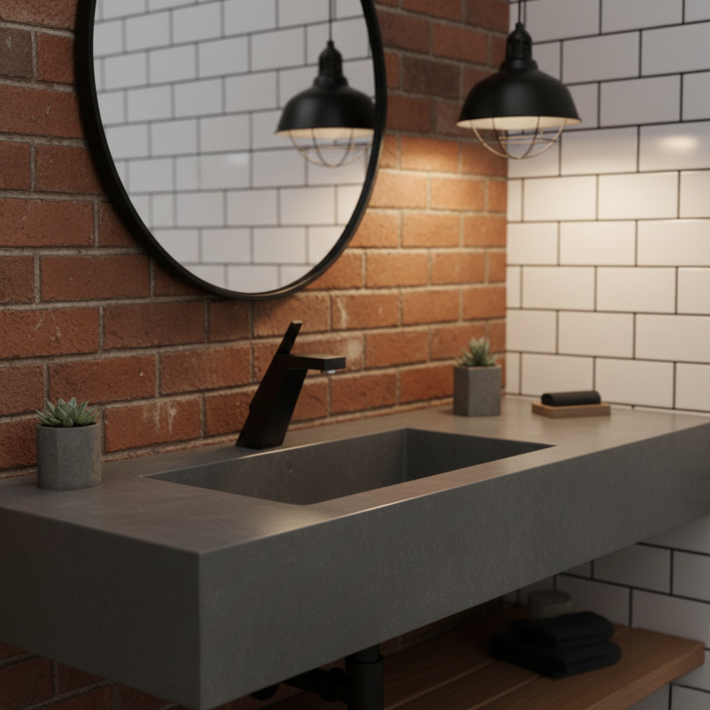 Robinet mitigeur salle de bain lavabo design contemporain - Noir