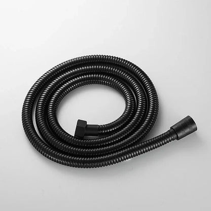 Robinet mitigeur baignoire salle de bain design moderne douchette - Noir - Laiton