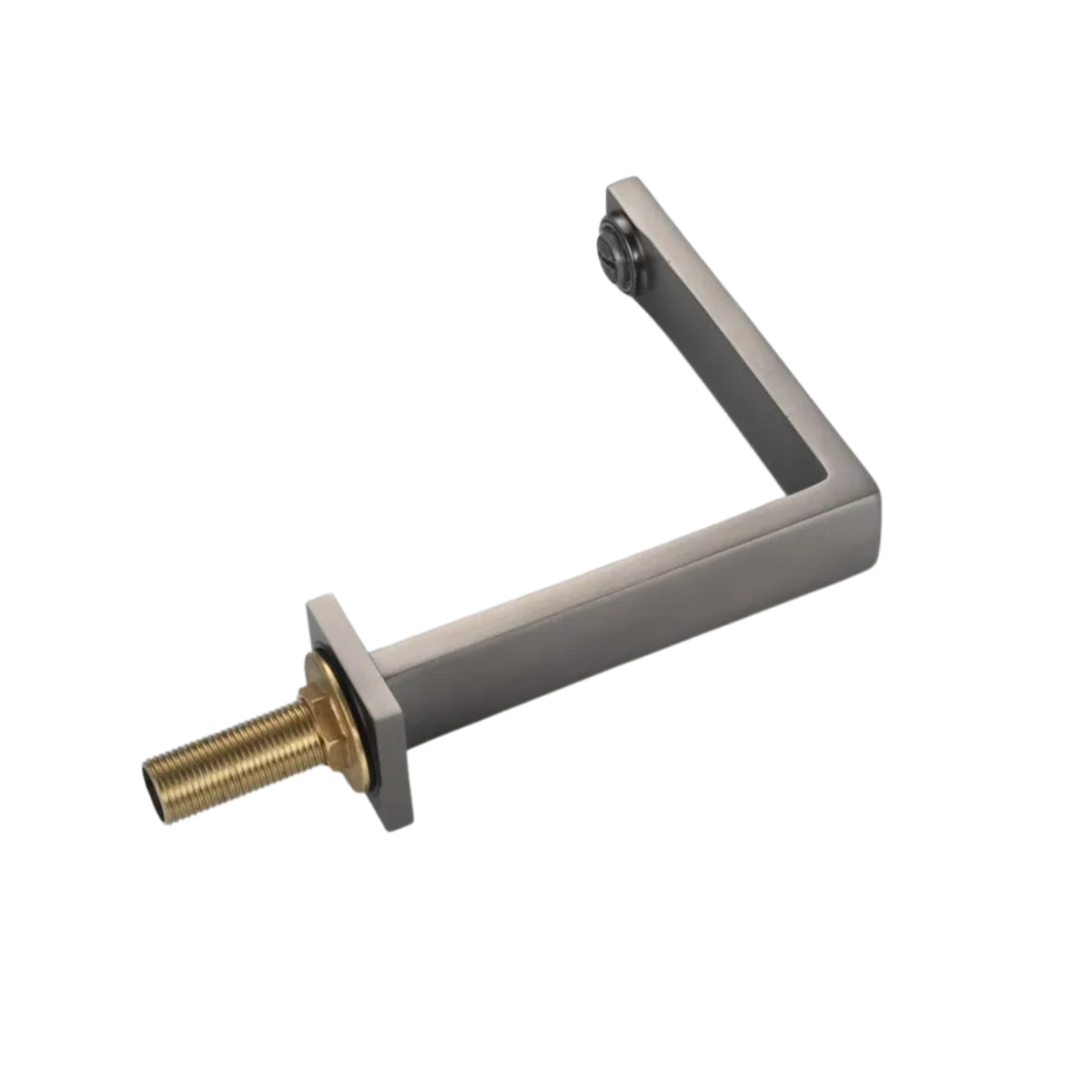 Robinet mitigeur lavabo salle de bain poignées déportées - Noir - Laiton