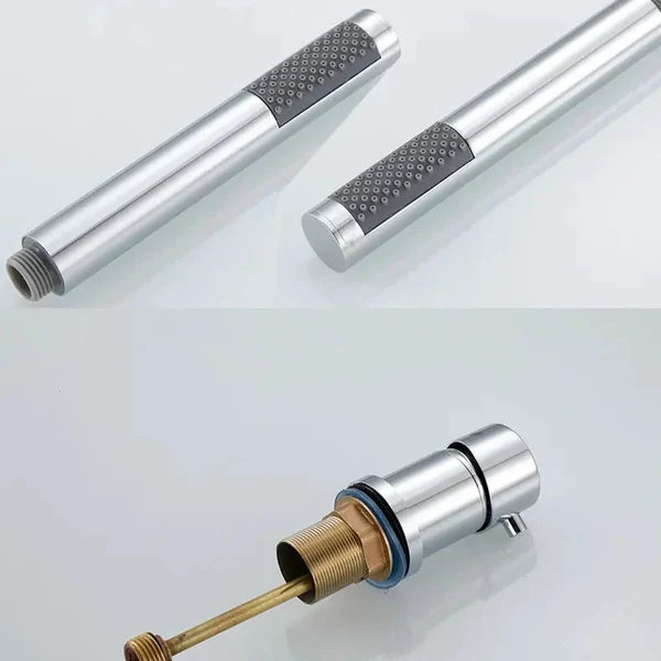 Robinet baignoire encastrable douchette - Doré - Laiton