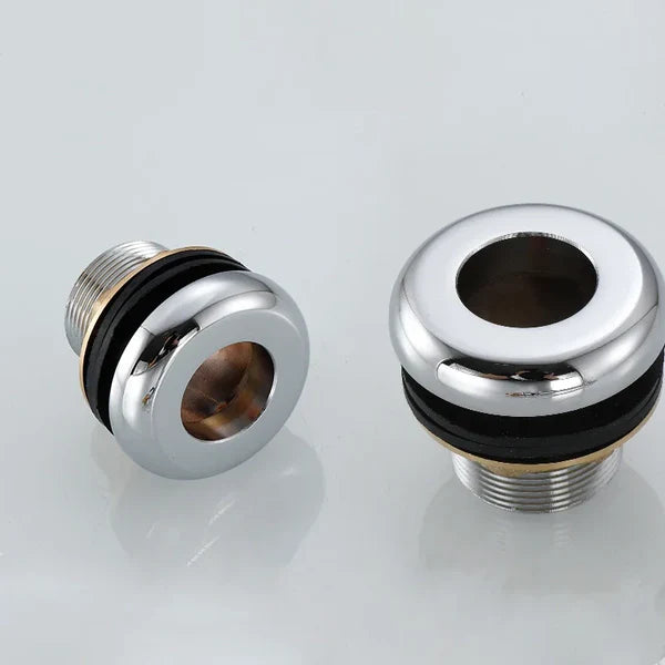 Robinet baignoire encastrable douchette - Argenté - Laiton