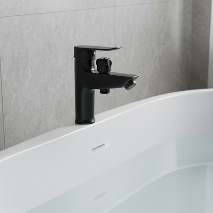 Mitigeur Robinet baignoire monotrou noir