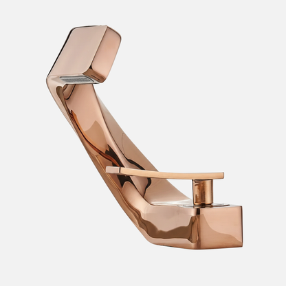 Robinet mitigeur design incurvé cascade - Doré - Laiton