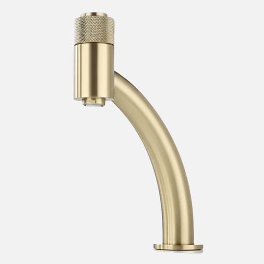 Robinet mitigeur salle de bain lavabo minimaliste - Doré - Laiton