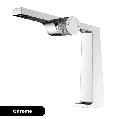 Robinet mitigeur salle de bain lavabo design contemporain - Doré - Laiton