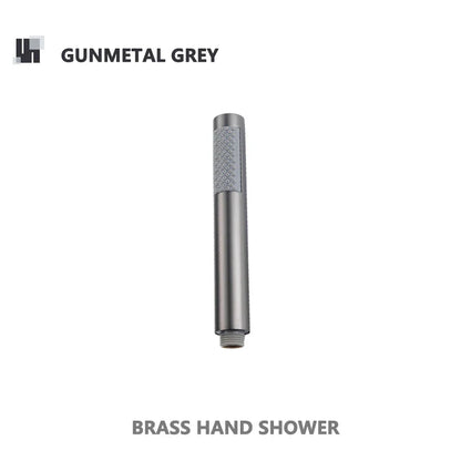 Robinet mitigeur douche salle de bain douchette rond - Noir - Laiton