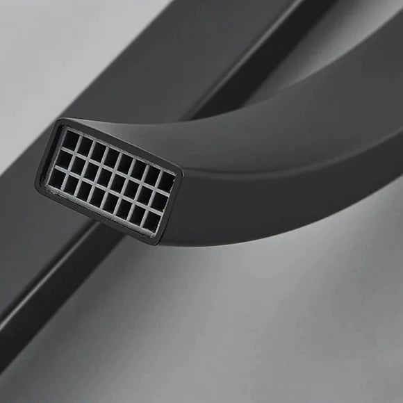 Robinet mitigeur lavabo salle de bain haut design - Noir - Laiton