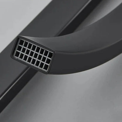 Robinet mitigeur lavabo salle de bain haut design - Noir - Laiton