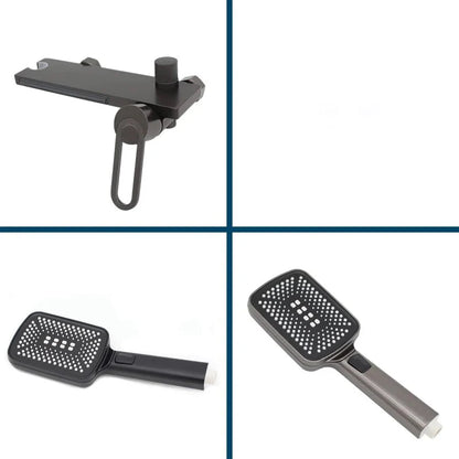 Robinet baignoire salle de bain cascade douchette - Doré - Laiton