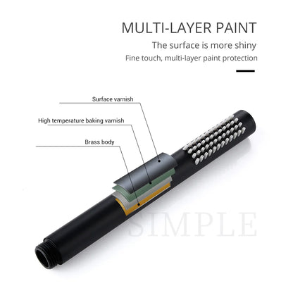 Robinet mitigeur douche salle de bain rond mural encastrable - Doré rose - Laiton