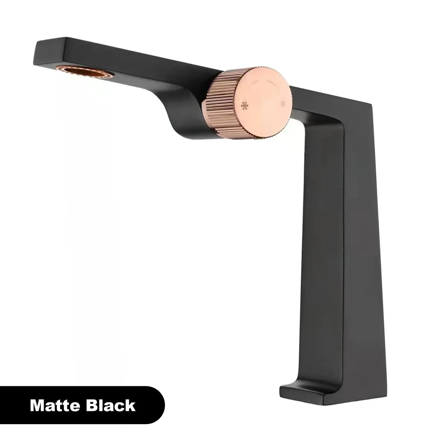 Robinet mitigeur salle de bain lavabo design contemporain - Doré - Laiton