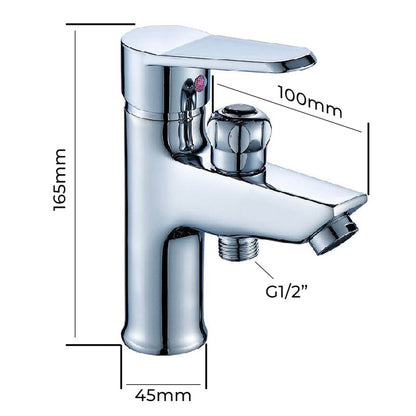 Mitigeur Robinet baignoire monotrou noir COLL