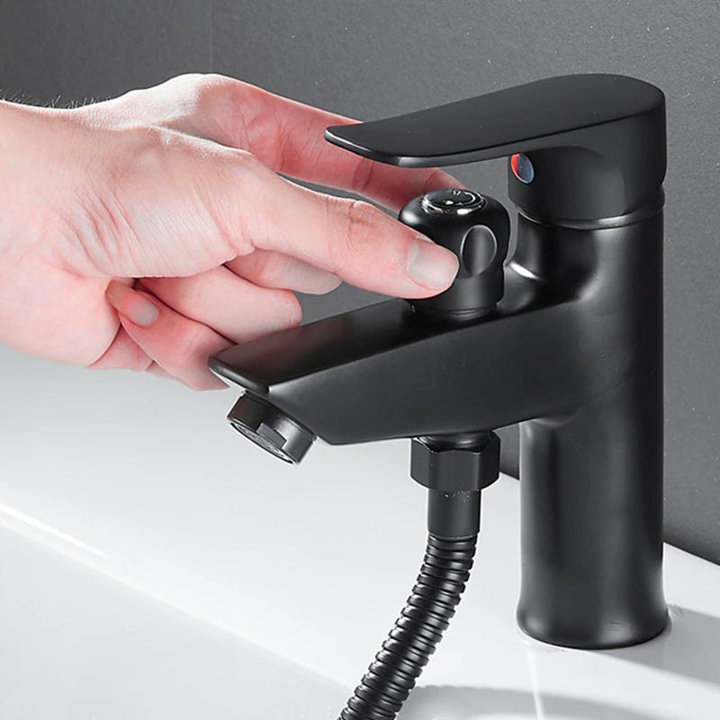 Mitigeur Robinet baignoire monotrou noir COLL