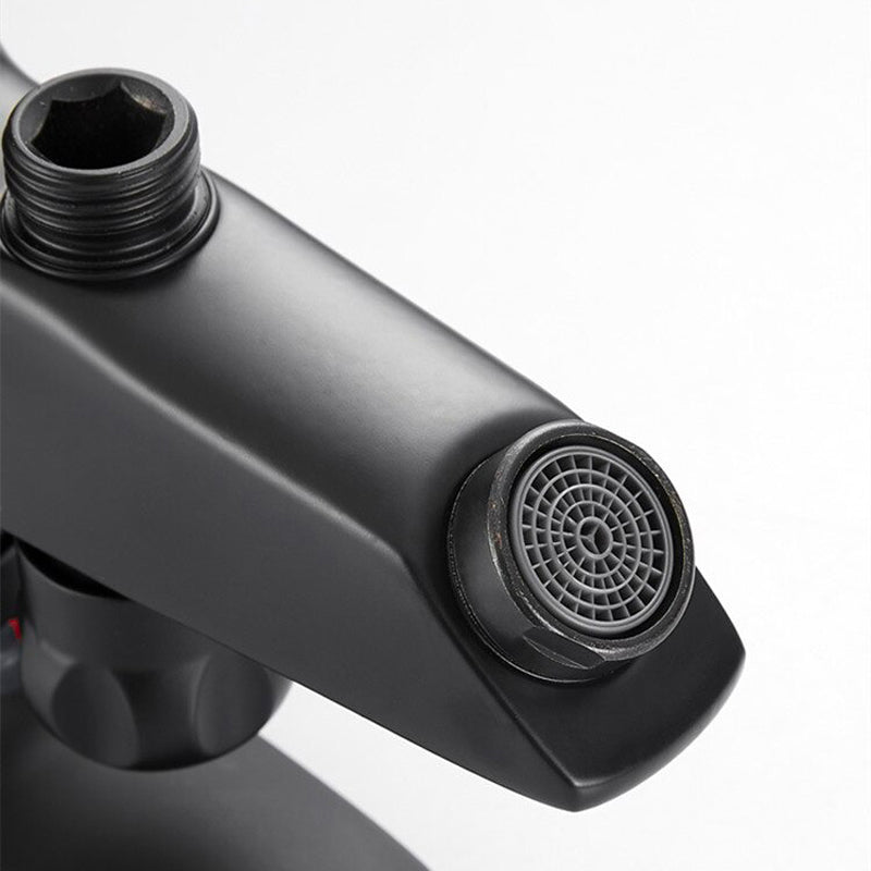 Mitigeur Robinet baignoire monotrou noir COLL