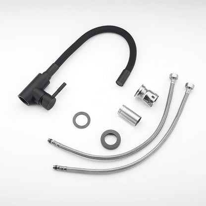 Mitigeur Robinet vasque haut noir mat CYGNE